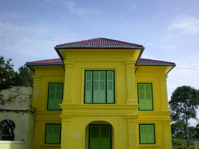 Balai Adat at Penyenggat Island      