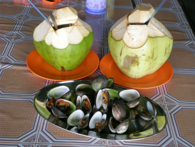 Fresh Seafood at Sebung Village Restaurant      